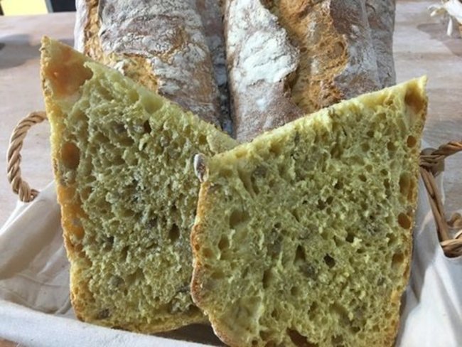 Chapata de maíz con pipas
