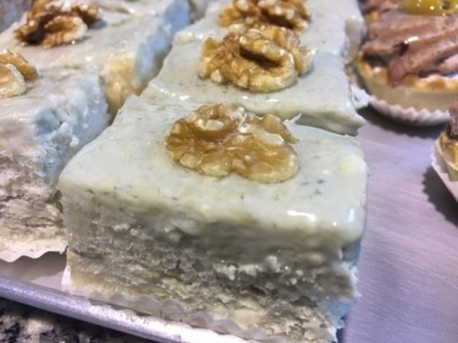 Sandwiches de crema de queso azul