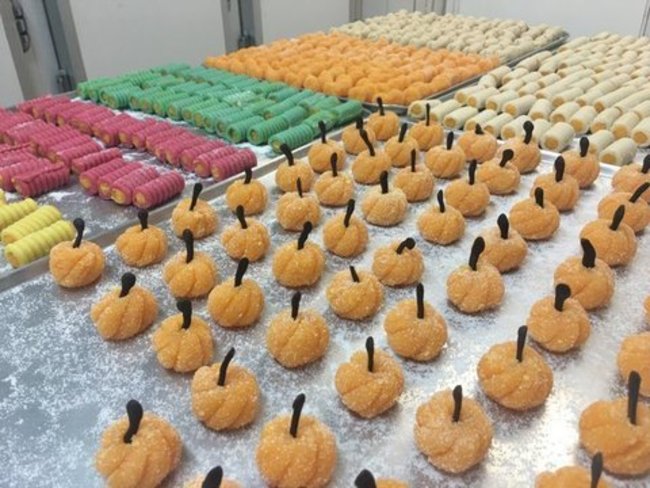Calabazas de yema y chocolate